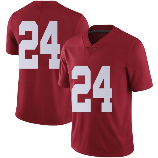 Alabama Crimson Tide Men's Clark Griffin #24 No Name Crimson NCAA Nike Authentic Stitched College Football Jersey YV16K37RW